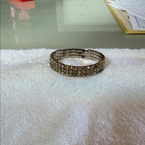 Sparkling Crystal Stretch Bracelet by Source Unknown